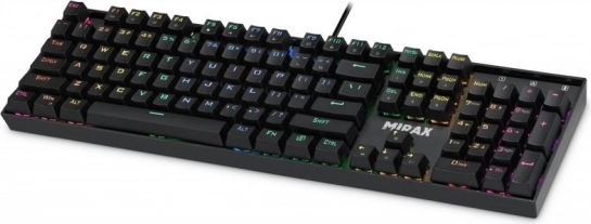 mechanisch gamingtoetsenbord Defender Mirax met Outemu Blue-schakelaars en RGB-verlichting