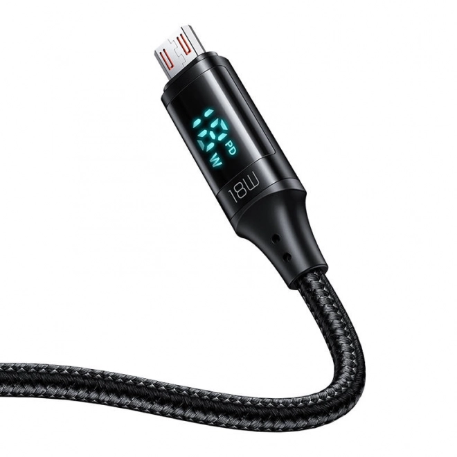 Kabel Mcdodo CA-1070 USB naar Micro USB, 3A, 1,2 m (zwart)
