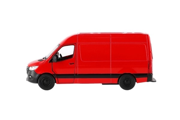 Model bestelwagen Mercedes-Benz Sprinter 1:48 met opwindfunctie
