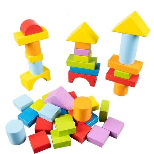 Houten blokken - 100 stuks. Kruzzel 22666