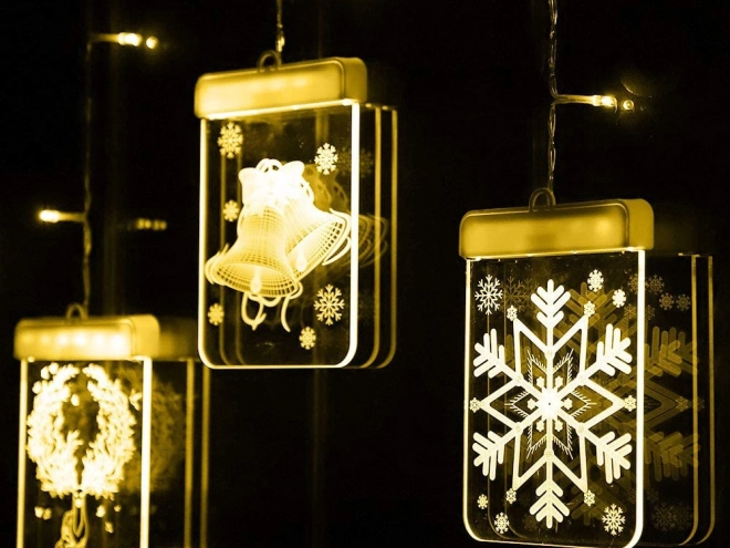 Kerst LED raam decoratie