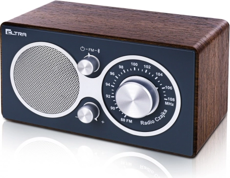 CZAJKA radio bluetooth, grijs hout