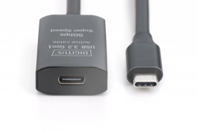 Actieve verlengkabel USB-C - USB-C, USB 3.2 Gen1, 10m