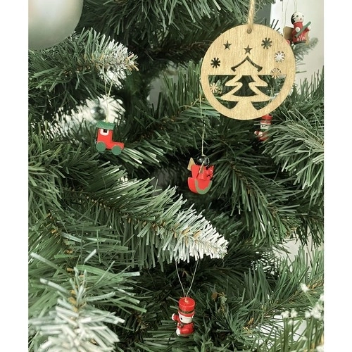 Kerstversieringen/hangers voor de boom 10 stuks. Ruhhy 22943