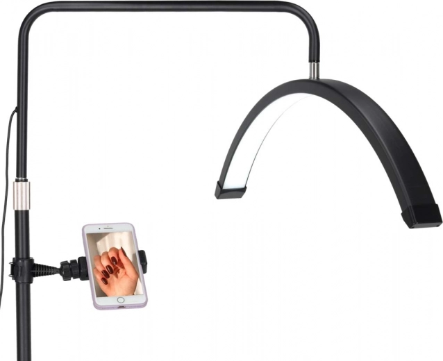 Stabiele standaard met telefoonhouder