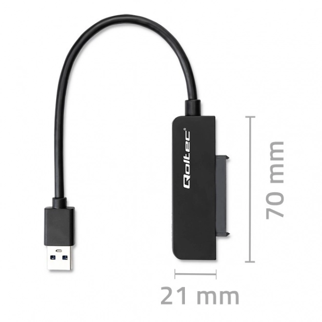 Adapter SATA | 2,5" adapter SSD HDD| Supersnelheid 5Gb/s | 2TB – USB 3.0