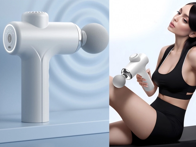Massagepistool met ergonomisch ontwerp