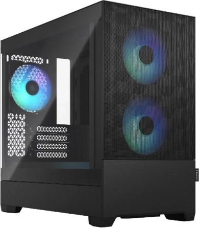 Computerbehuizing Pop Mini Air RGB zwart TG transparant