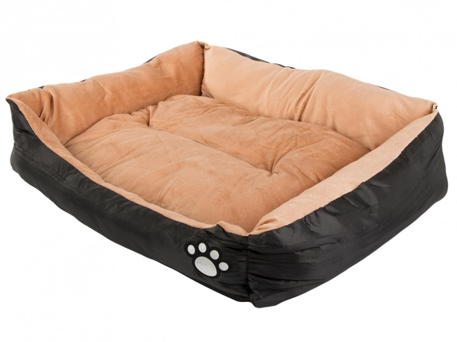 Pluche bed voor honden en katten met comfortabel kussen