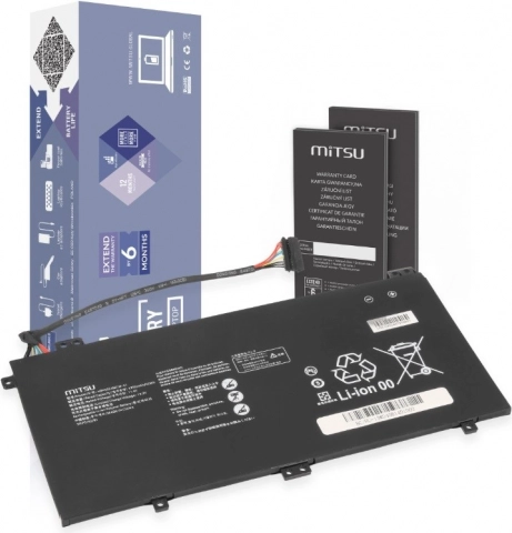 Batterij voor Huawei MateBook 13 MITSU 11,4 V 3700 mAh (42 Wh)