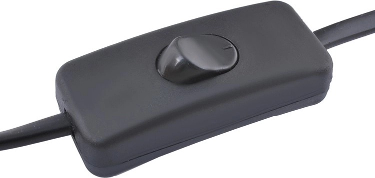 Praktische schakelaar op de kabel