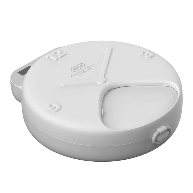 Automatische voerdispenser voor huisdieren met timer