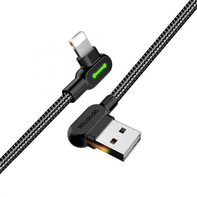 Kabel USB-Lightning, Mcdodo CA-4673, hoekig, 1,8 m (zwart)