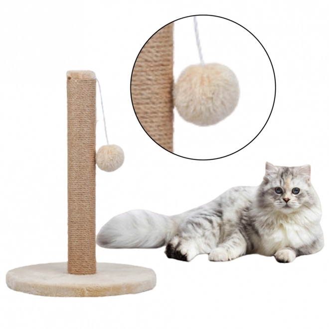 Kattenkrabpaal Toren lichtbruin 40 x 30 cm