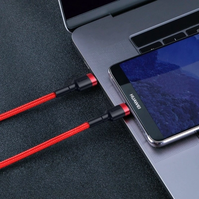 Kabel Baseus Cafule USB-C PD2.0 60W 2m Rood