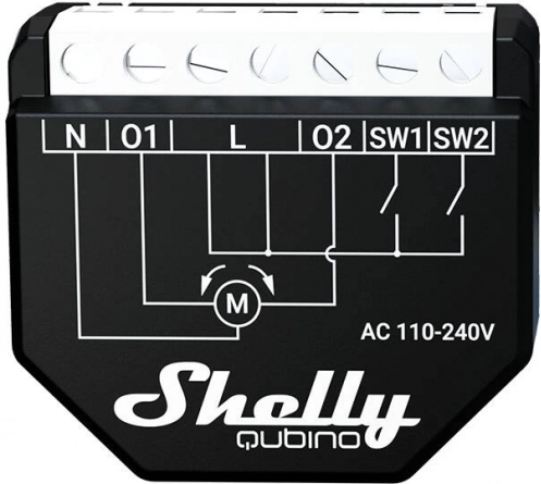 Besturingseenheid Shelly voor rolluiken Qubino Wave met Z‑Wave-functie