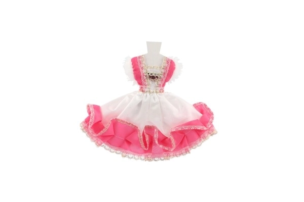 Jurkjes/kleding korte voor poppen in zak 22x30cm
