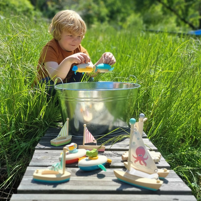 Small Foot Water speelgoed zeilboot zeester