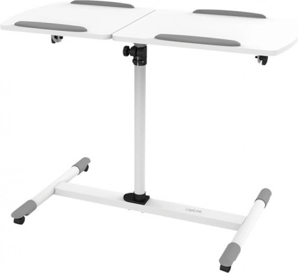 Tafel voor projector en laptop met wieltjes, verstelbaar, draagvermogen 10 kg