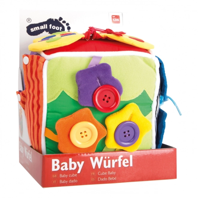 Small Foot pluchen activiteitenkubus voor kinderen