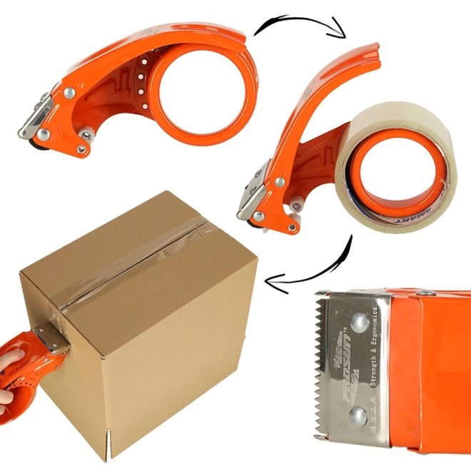 Professionele metalen plakbanddispenser 5 cm