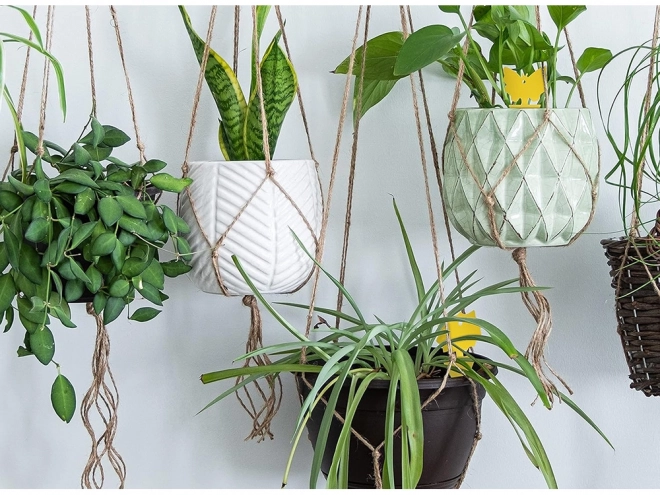 Gele kleefstickers voor plantenpotten