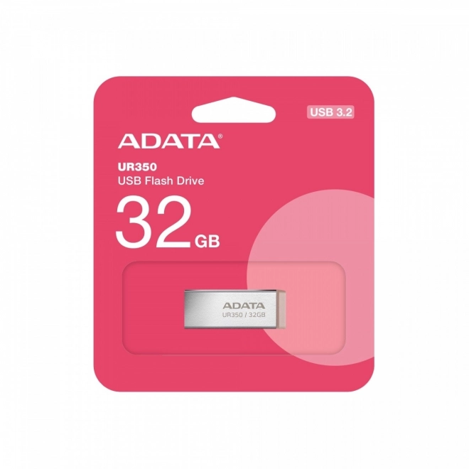ADATA UR350 USB flash-schijf 32GB USB 3.2 Gen1 metaalachtig
