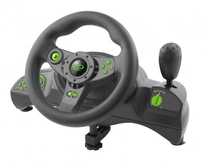 Stuurwiel NITRO USB PS3/PC zwart/groen