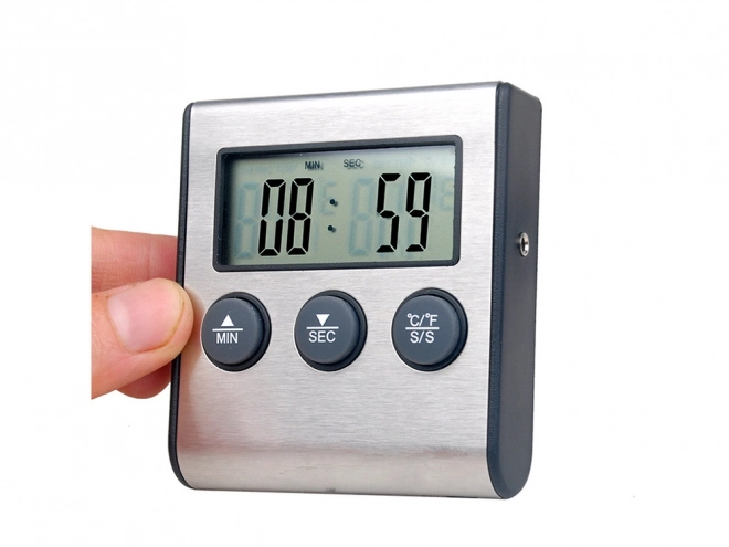 Digitale thermometer met voeler voor vlees