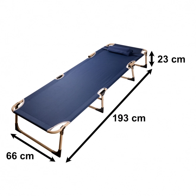 Opvouwbaar kampeerbed Canada 193 cm donkerblauw