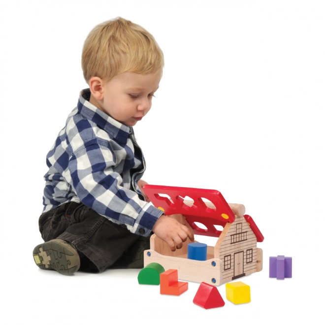 Houten Huis Insteekpuzzel
