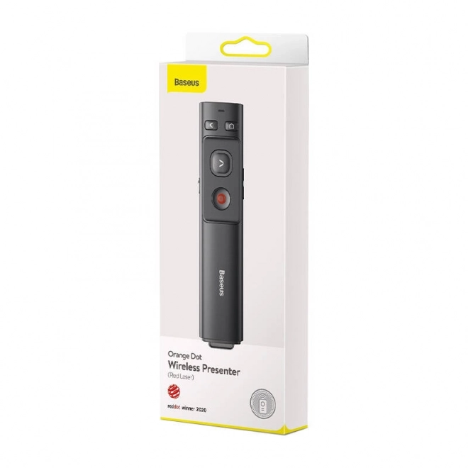 Baseus afstandsbediening met laserpointer voor presentaties - grijs