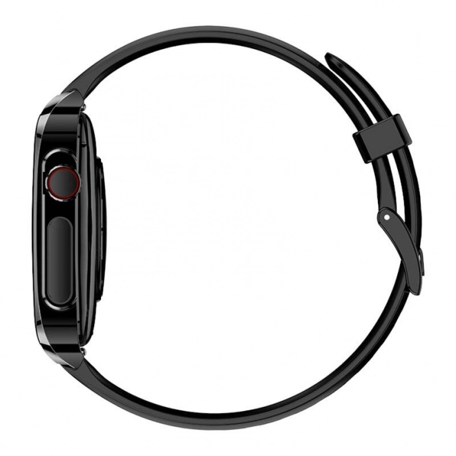 Slimme horloge BlitzWolf met zwarte siliconen band