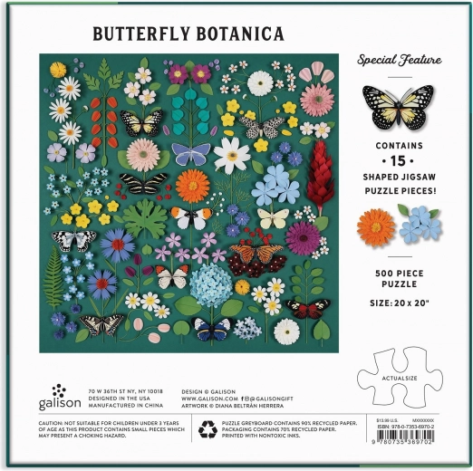 15 speciaal gevormde stukjes