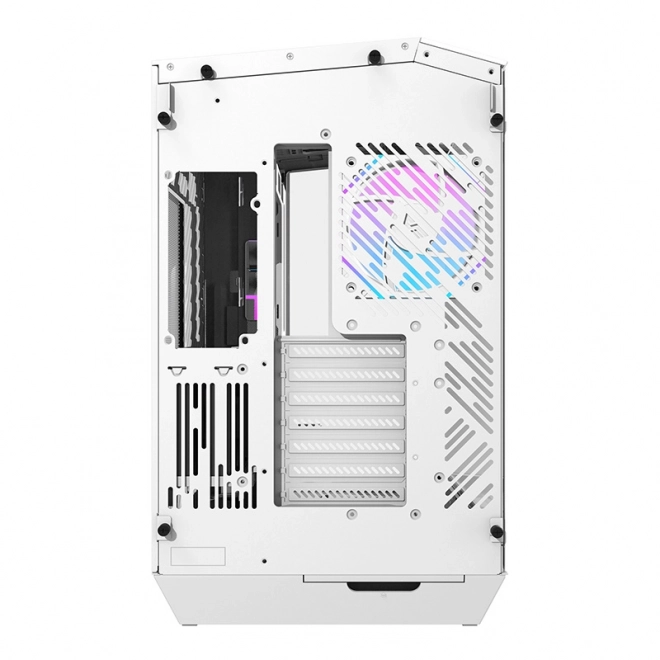 Computerbehuizing Darkflash met RGB-ventilatoren en GPU-houder wit