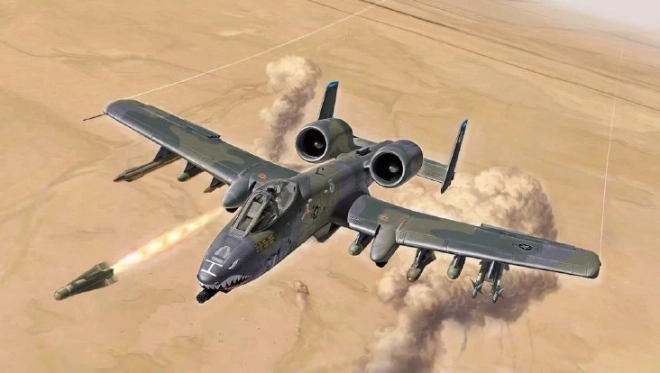 Plastic model vliegtuig Italeri 1/72 A-10 Thunderbolt II Golfoorlog