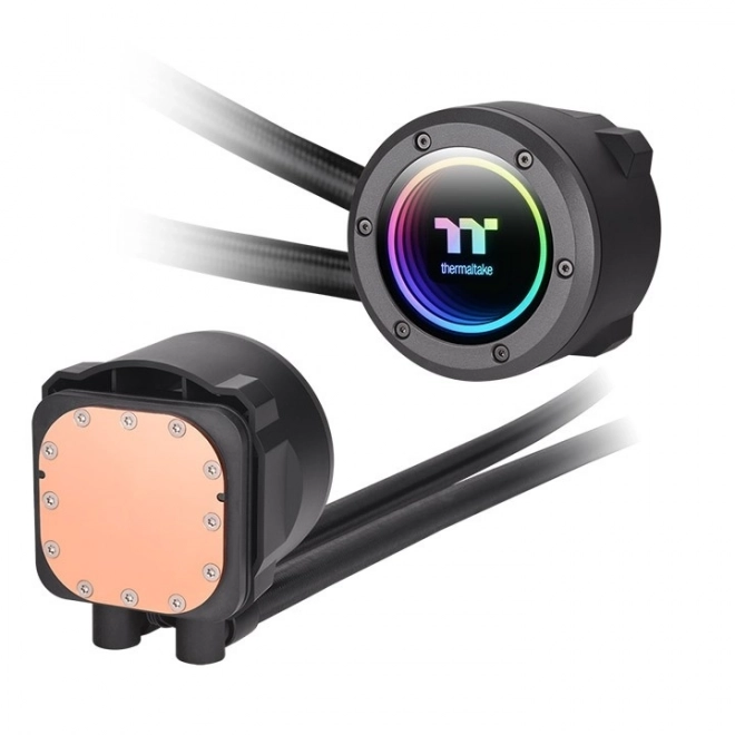 Waterkoeling Thermaltake TH280 V2 ARGB met koperen CPU-blok en twee 140mm ventilatoren