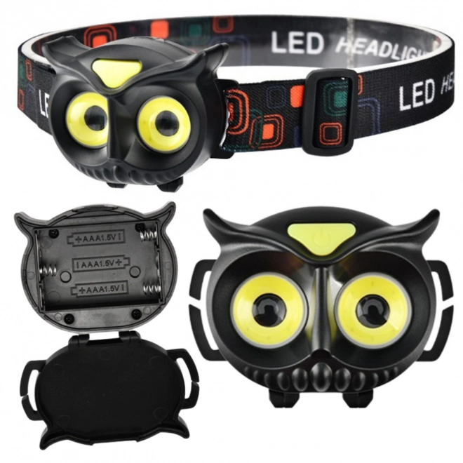 Kinder LED Hoofdlamp Uil