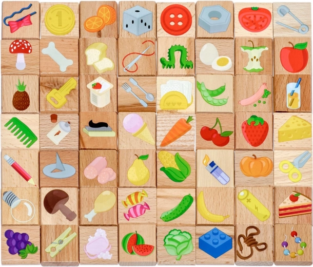 Rijke set van 56 stukjes met duidelijke illustraties