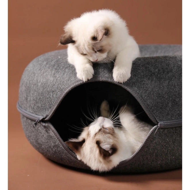 GPT XXL tunnelbed voor honden en katten 50 cm grafiet