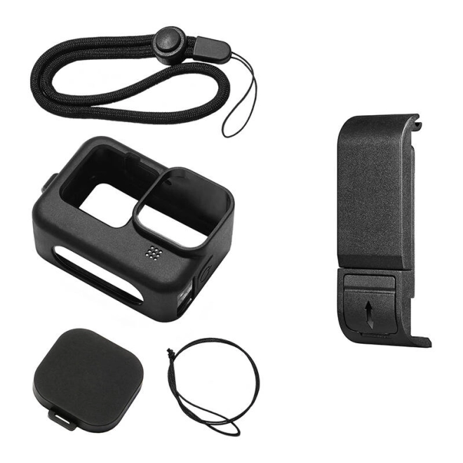 Beschermend siliconenhoesje PULUZ voor GoPro Hero 9/10/11/12 (zwart)
