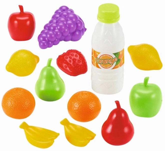 Fruit en groenten in netje