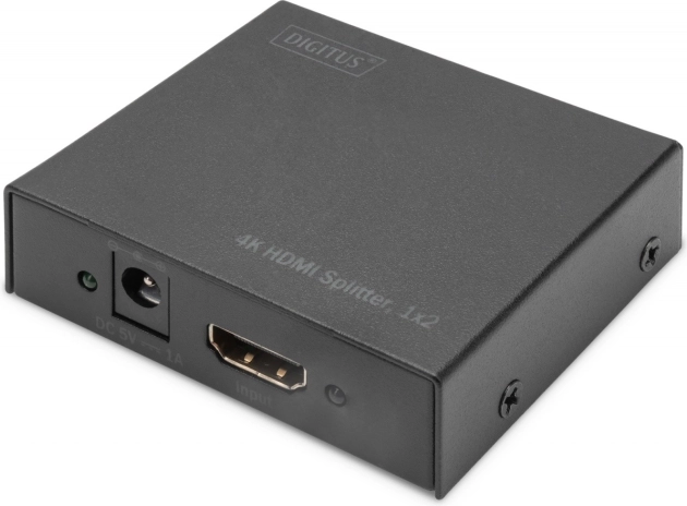 HDMI-splitter met 2 poorten, 4K UHD 30Hz, 3D, HDCP 1.3, audio