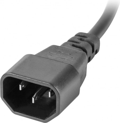 IEC C14-ingang en 2 m kabel voor eenvoudige integratie