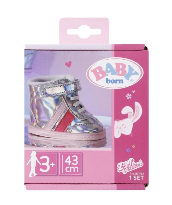 BABY born Holografische sportschoenen voor poppen 43 cm