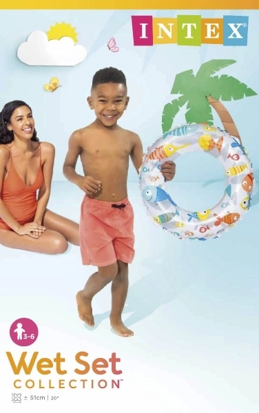 Opblaasbare zwemband voor kinderen met schattige motieven