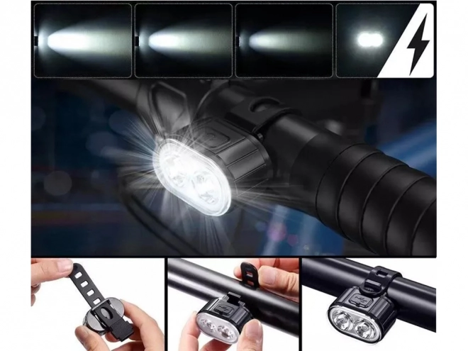Oplaadbare LED-fietslampen met USB