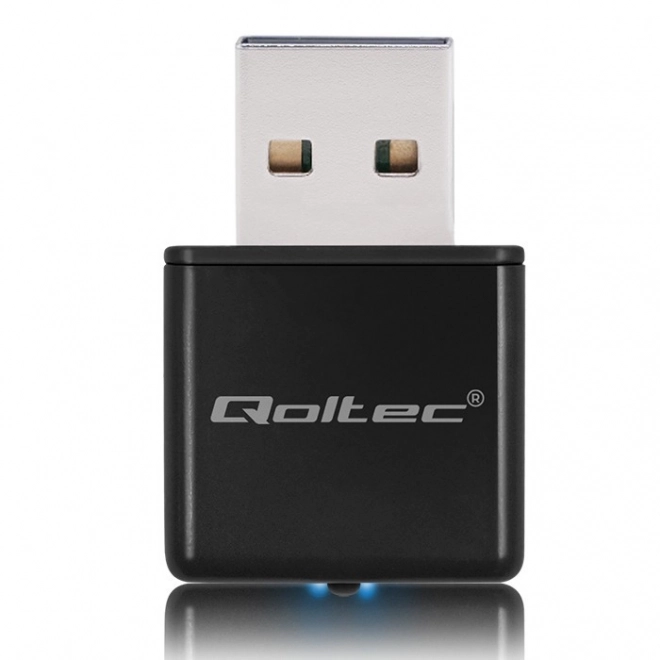 Draadloze Mini Adapter WiFi Qoltec USB 2.0 300Mbps