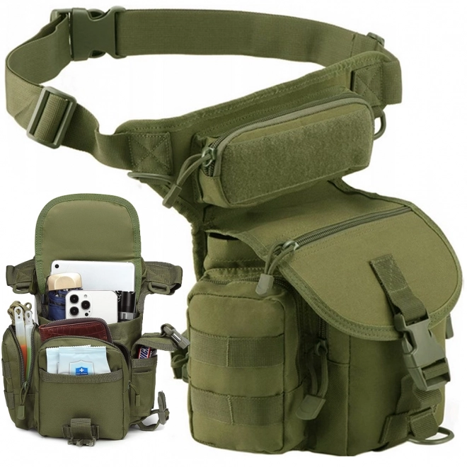 Multifunctionele tactische heuptas voor de dij