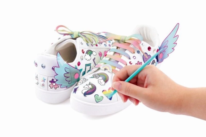 Decoratieve schoenstickers